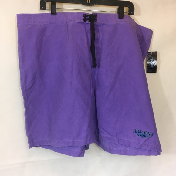 Mens NWT VTG 90’s Billabong Purple Board Shorts